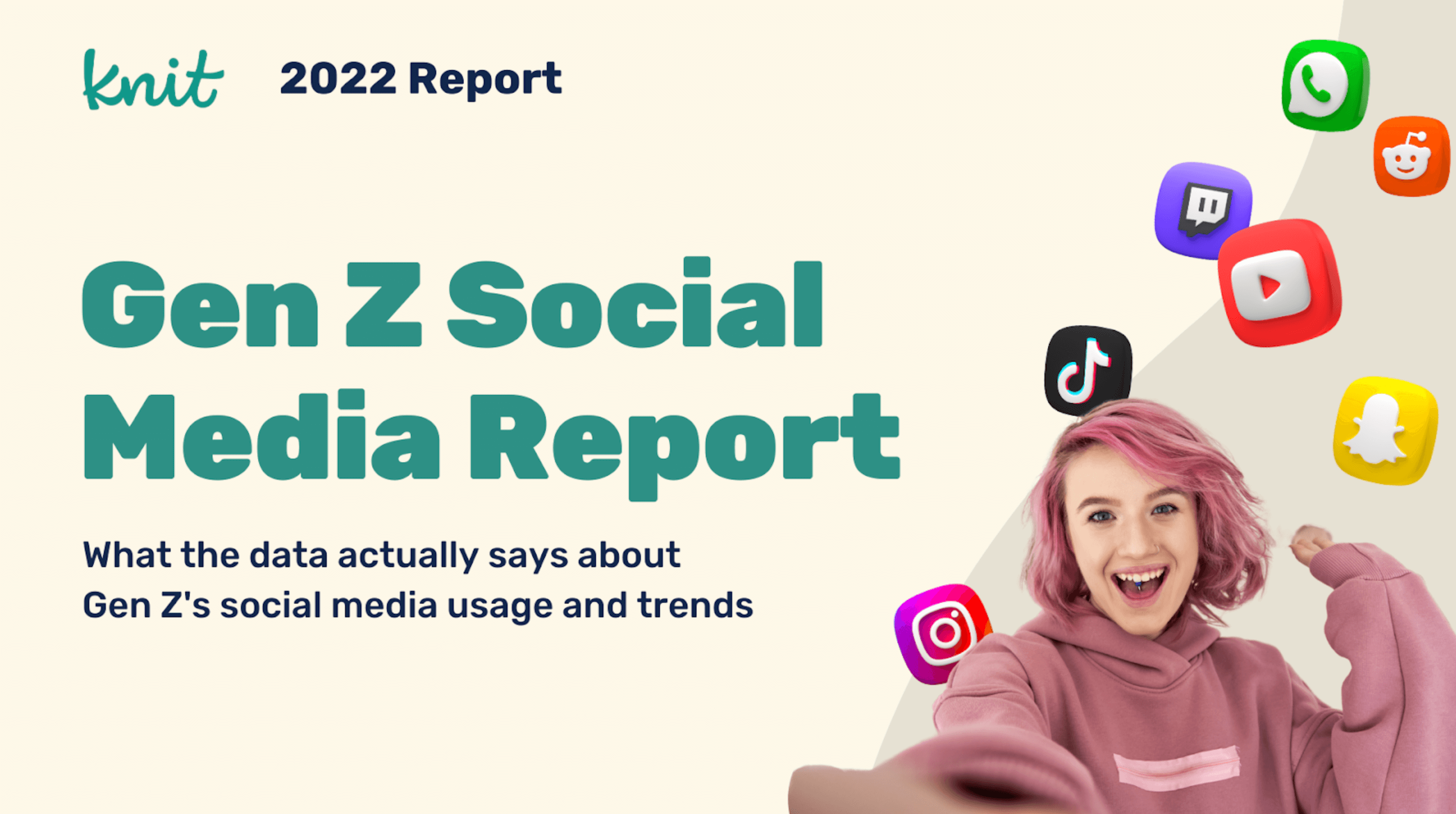 Gen Z Social Media Report Graphic