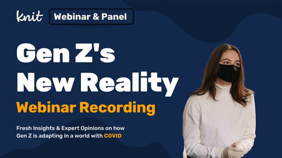 Gen Z's New Realty Webinar cover Image, with Gen Z wearing a mask and gloves waiting for questions.