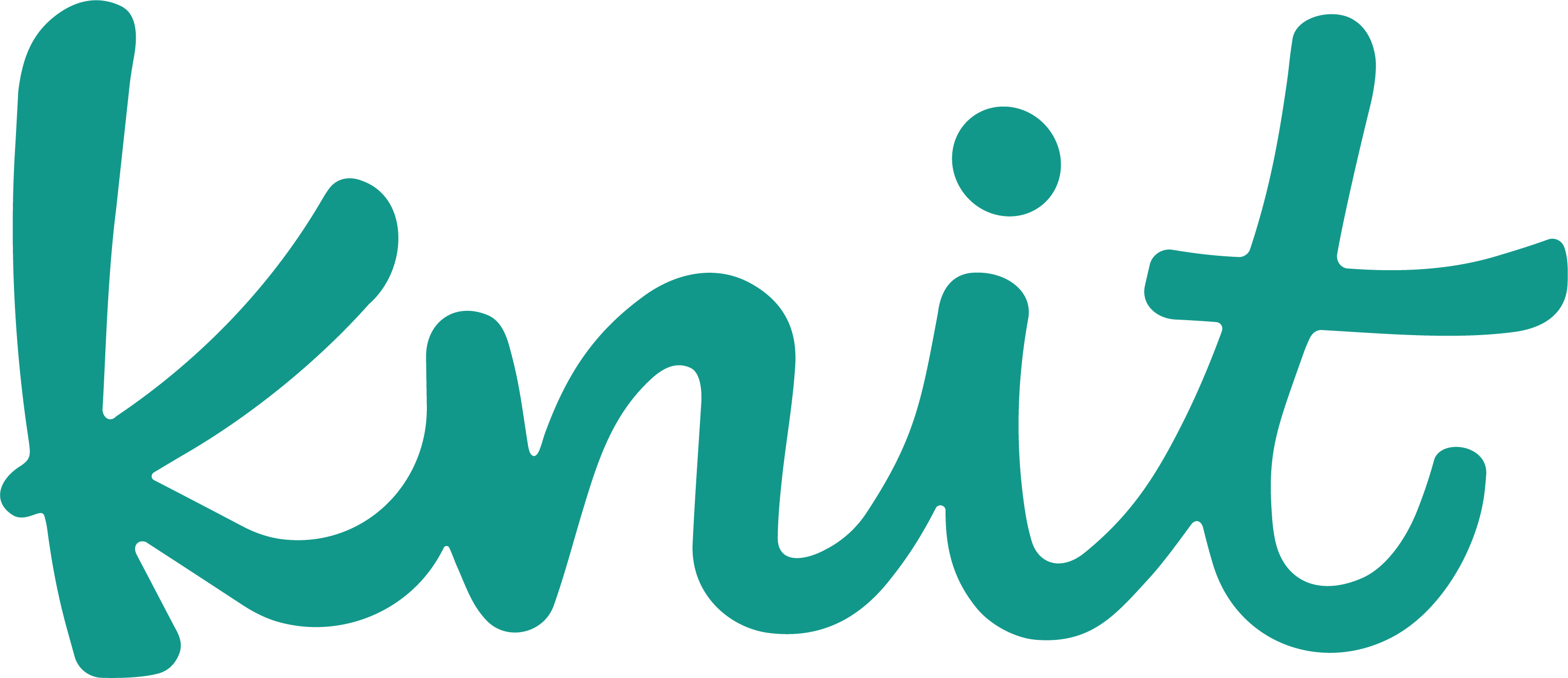 Knit green logo